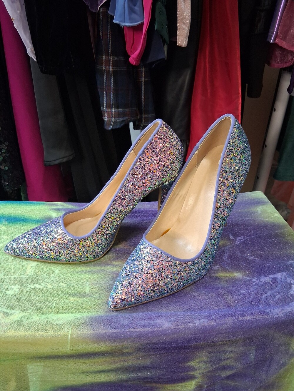 Charlotte Russe Glitter Stilettos